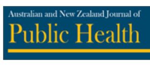 Австралийский и новозеландский журнал общественного здравоохранения
