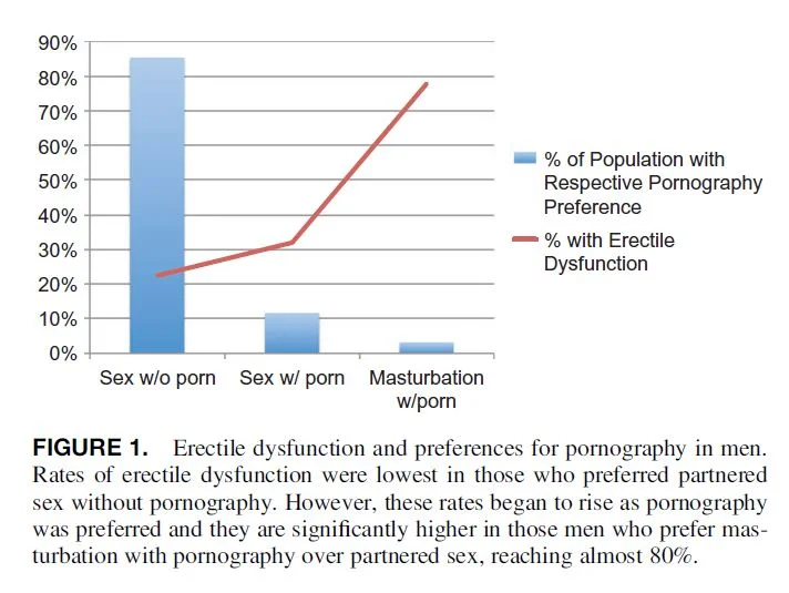 Extreme Sexual Excitation Porn - Studies linking porn use or addiction to sexual dysfunctions & lower arousal