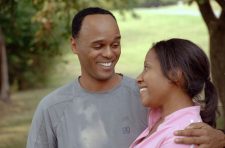 man and woman together