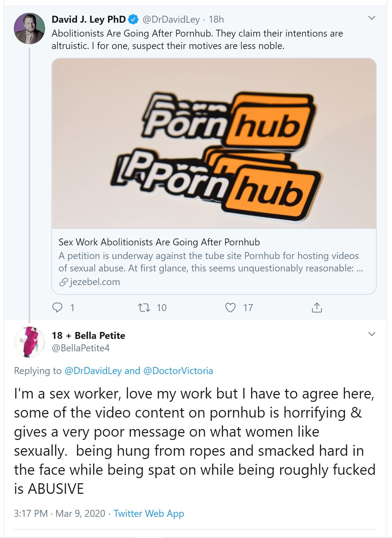 Pornhub feed on twitter